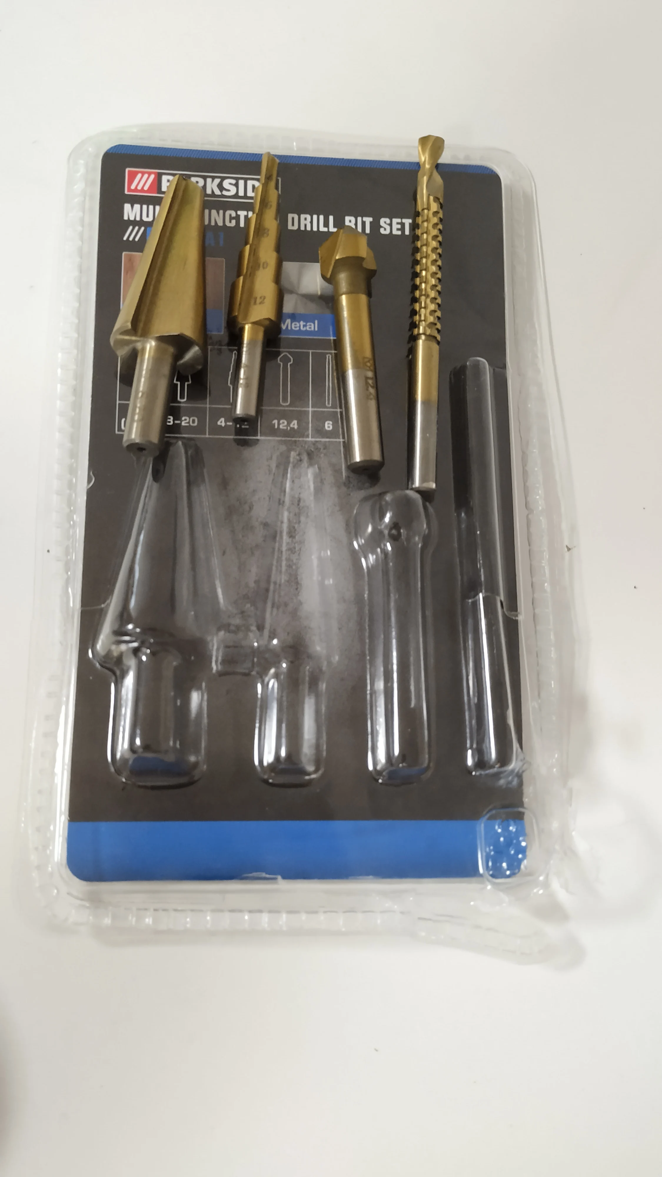 Parkside multi-function drill bit stand