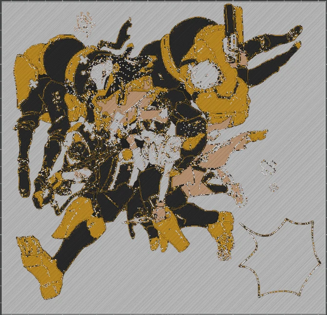 Ramattra And Friends Hueforge Poster