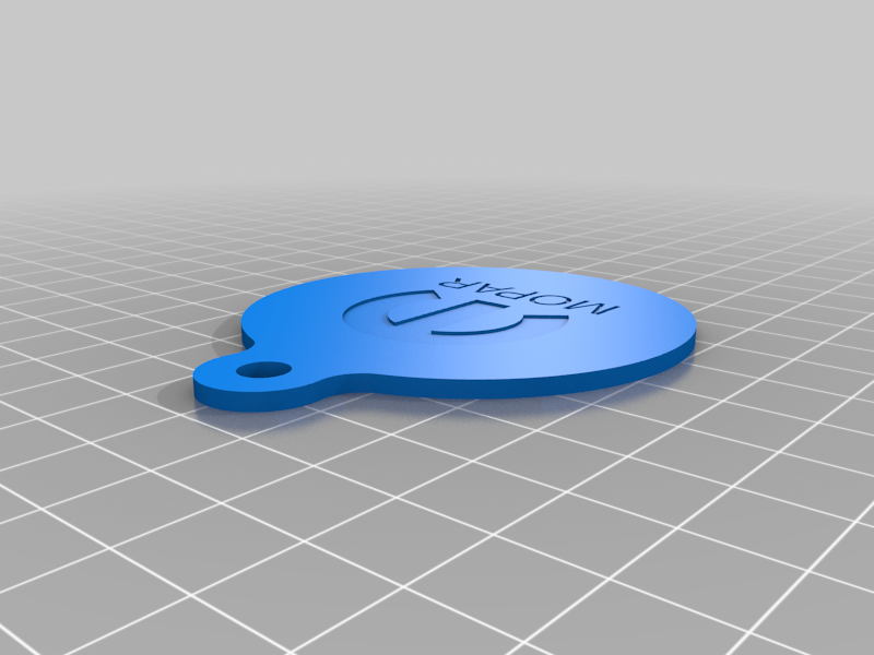 Mopar Tag keychain