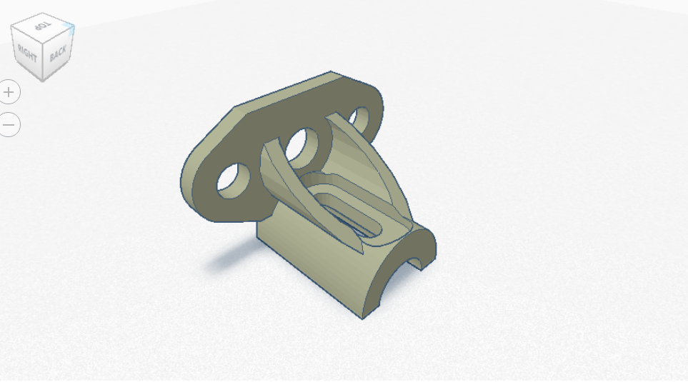 SapphirePRO bltouch mount for "E3D V6 by CNCKitchen"