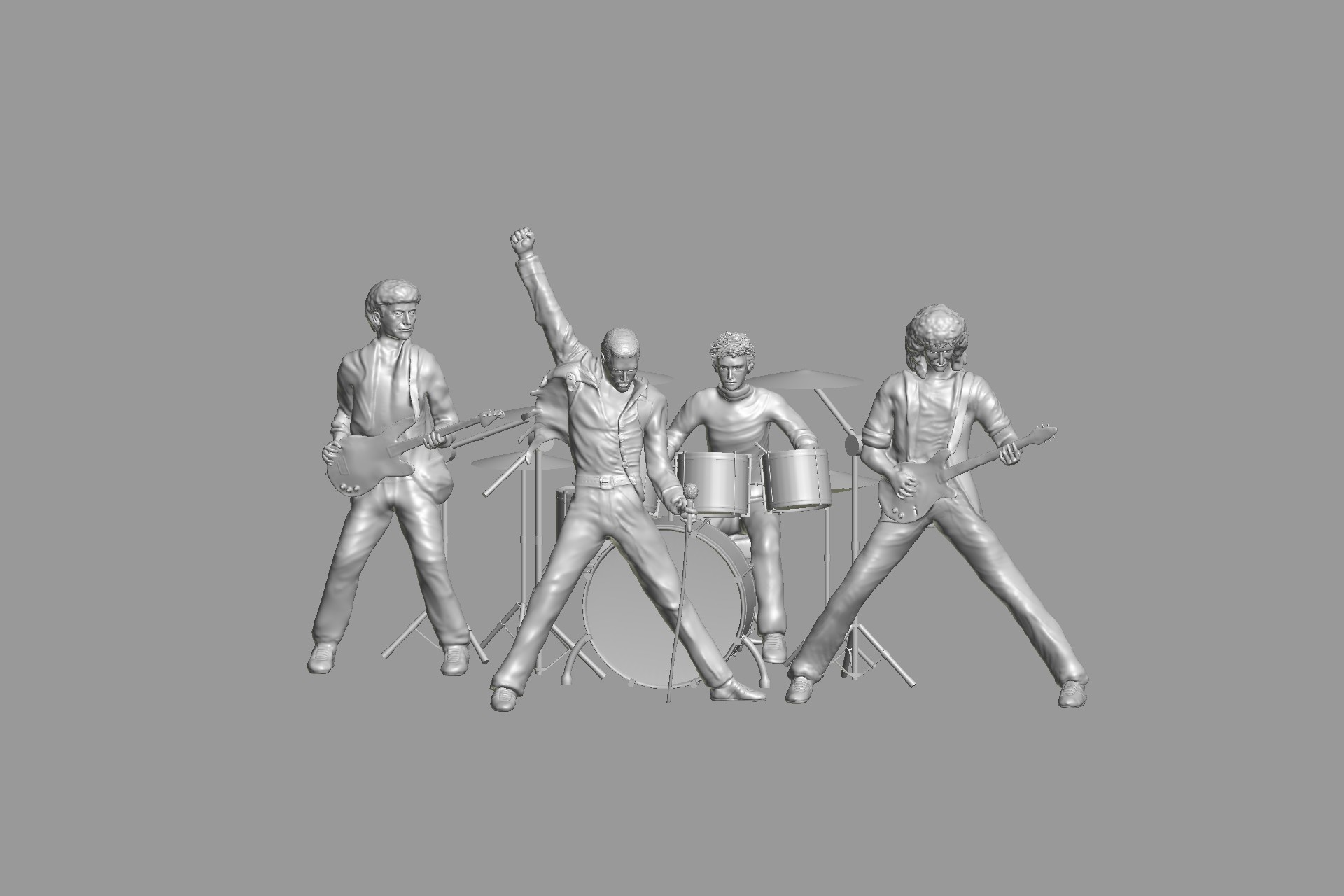 Queen sculpture