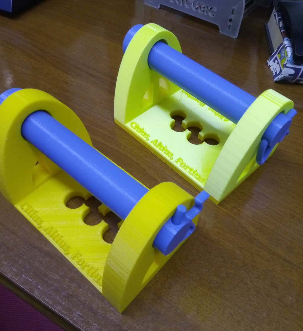 Push Up handle or bar. Olympic themed.