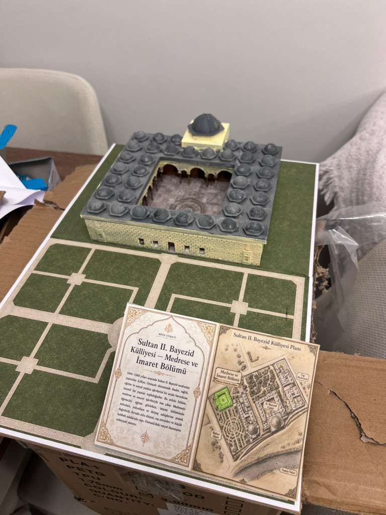 Ottoman Kulliye Diorama – Sultan Bayezid II Complex Educational Model