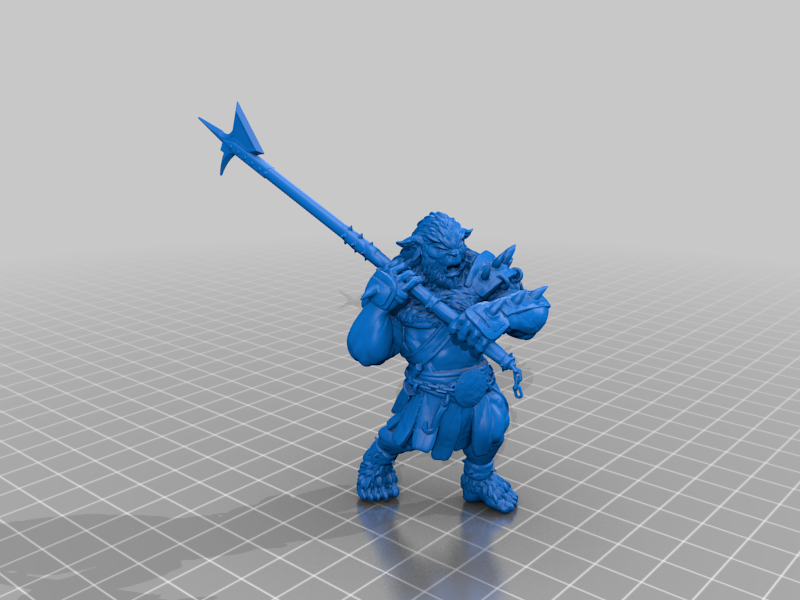 Bugbear with Halberd