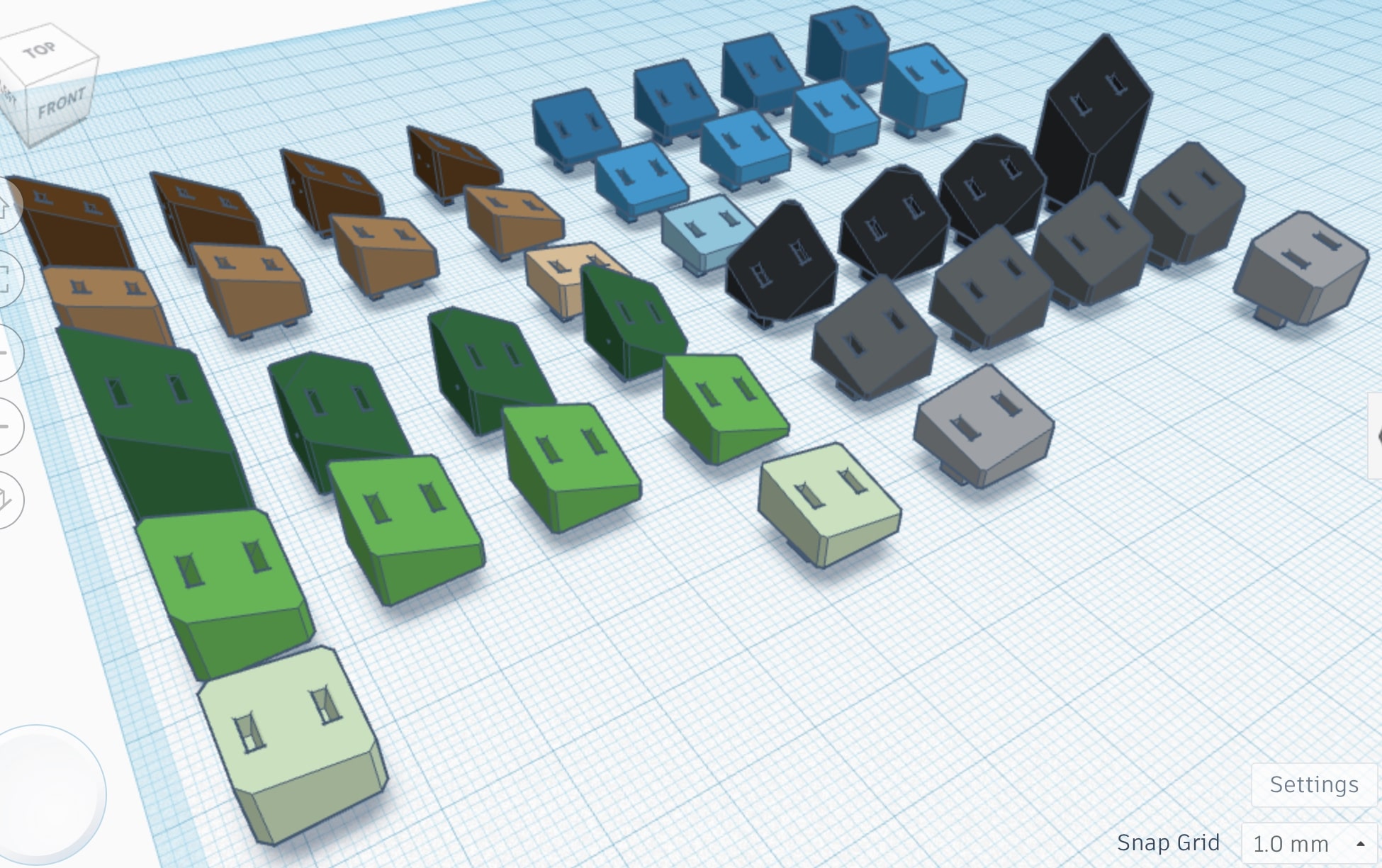 Choc v1 1350 low profile keycap Tilters