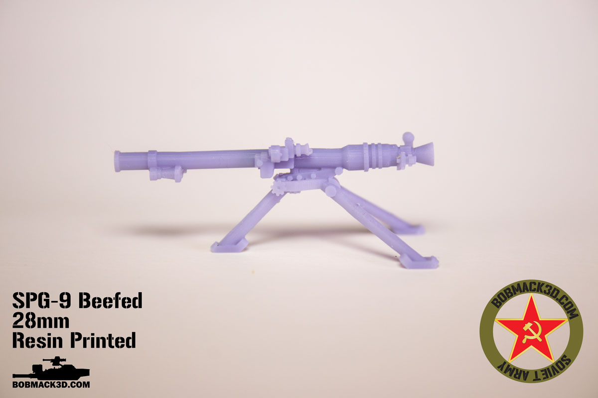 73mm SPG-9 Recoiless Gun - 1/100, 1/72, 1/56