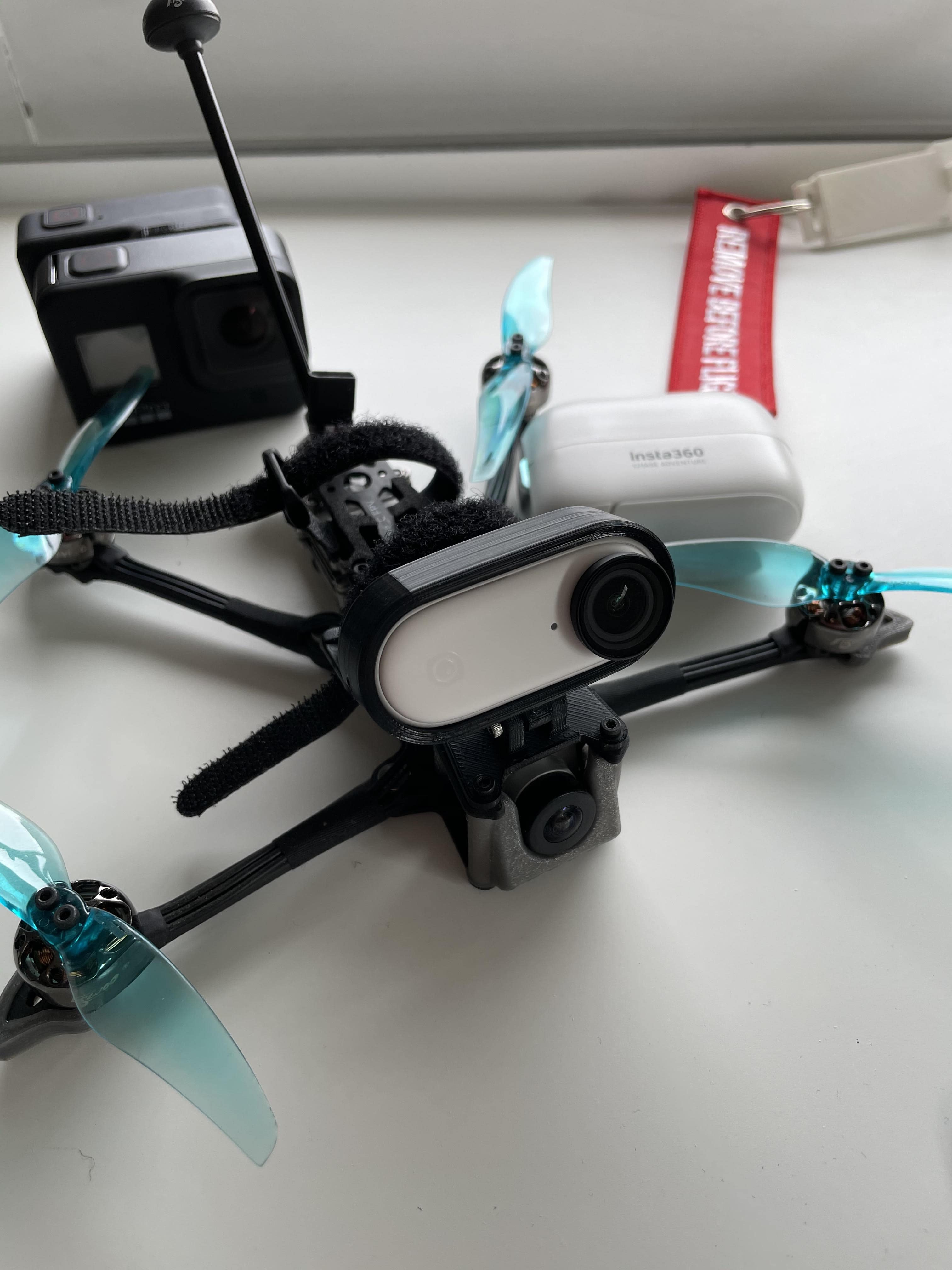 Insta360 Go 2 mount for Flywoo Explorer LR 4