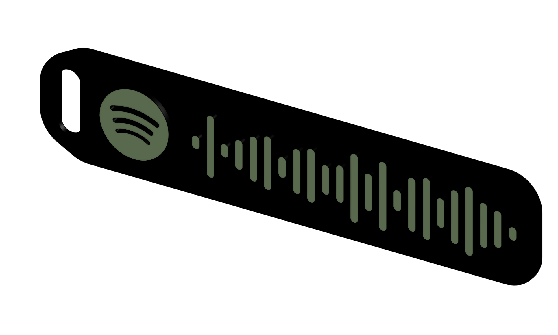 Spotify Code Keychain