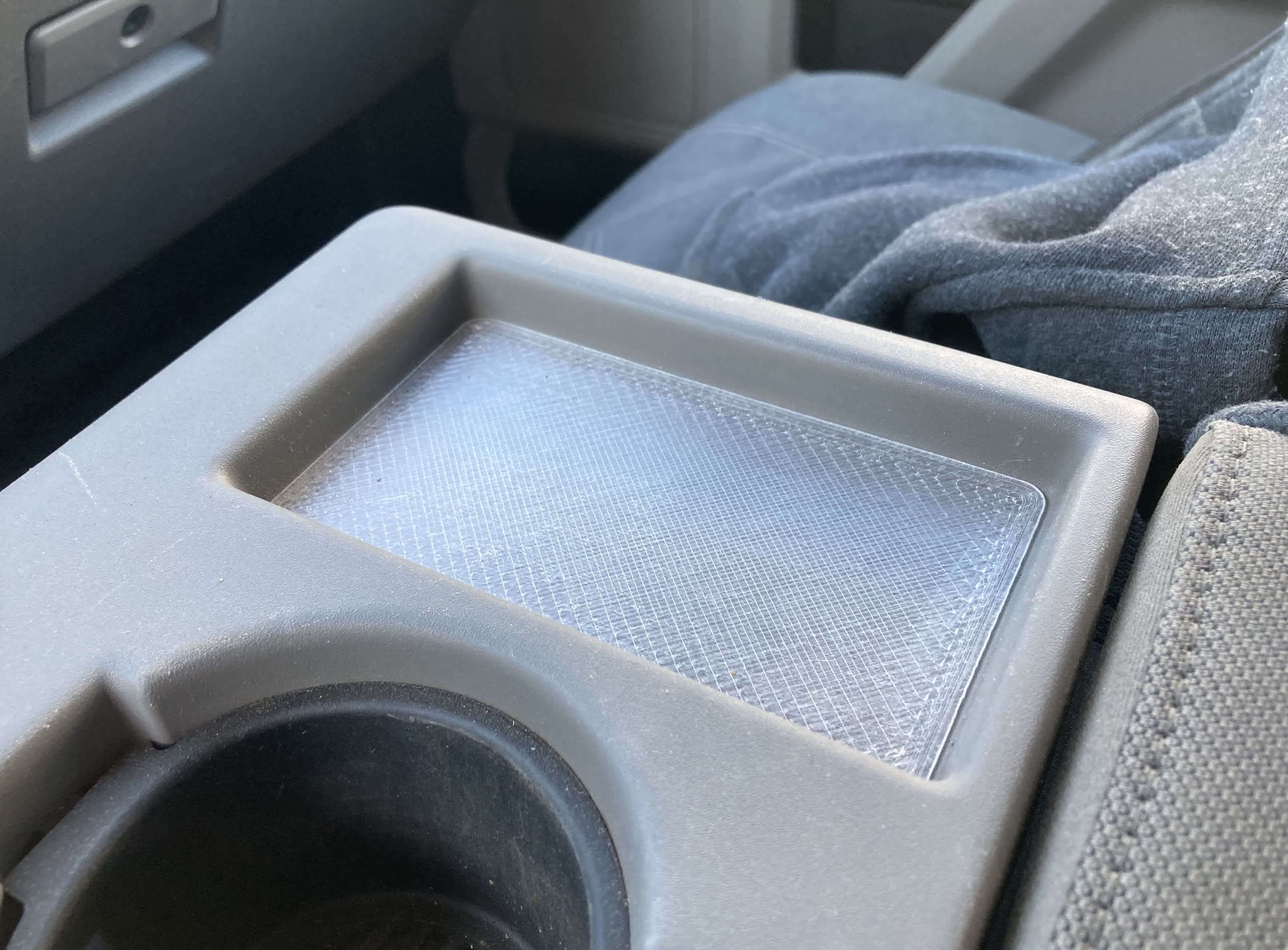 Phone slot cover for Ford F150/350