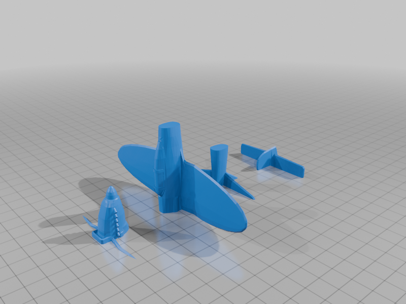 Heinkel He-112 for FDM Printers