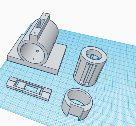 Lightsaber Chassis OLED holder and Drill jig for MHSV1 size