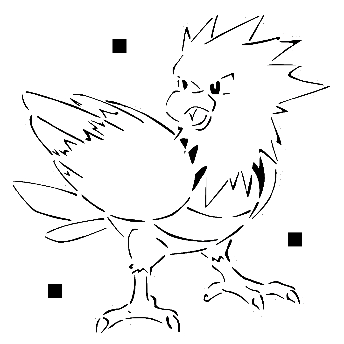 021 Spearow stencil