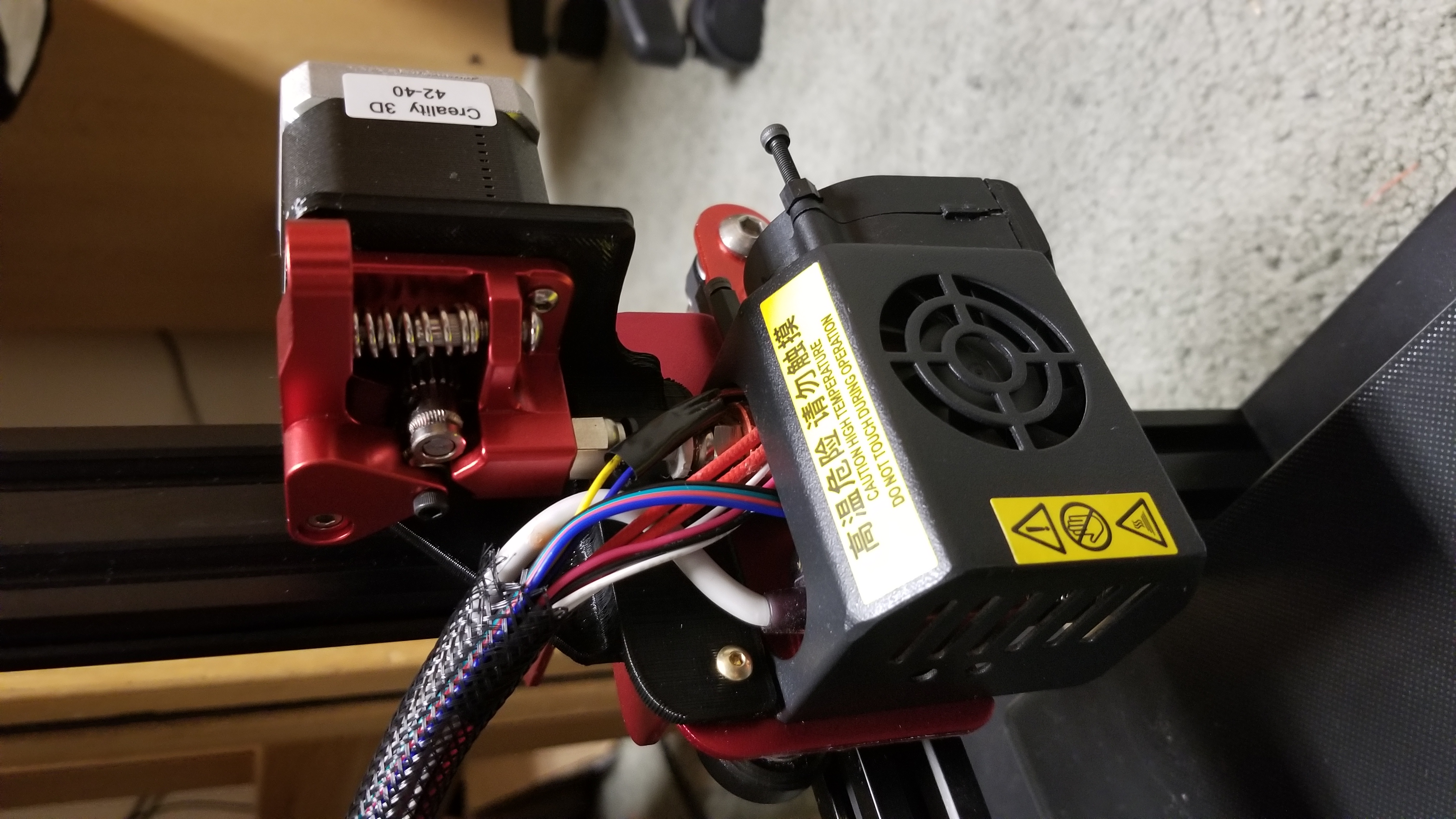 CR10s-PRO Direct Drive Bracket Mod