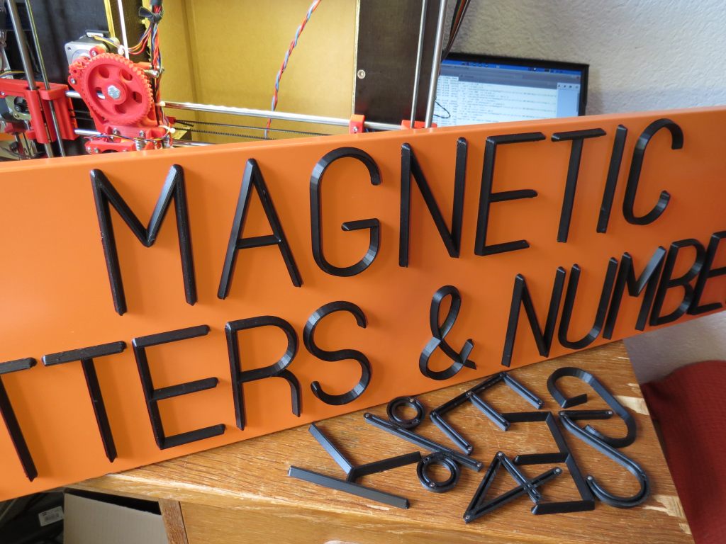 Magnetic Letters & Numbers