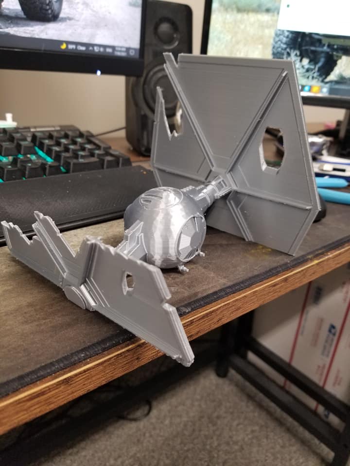 Crashed TIE Fighter