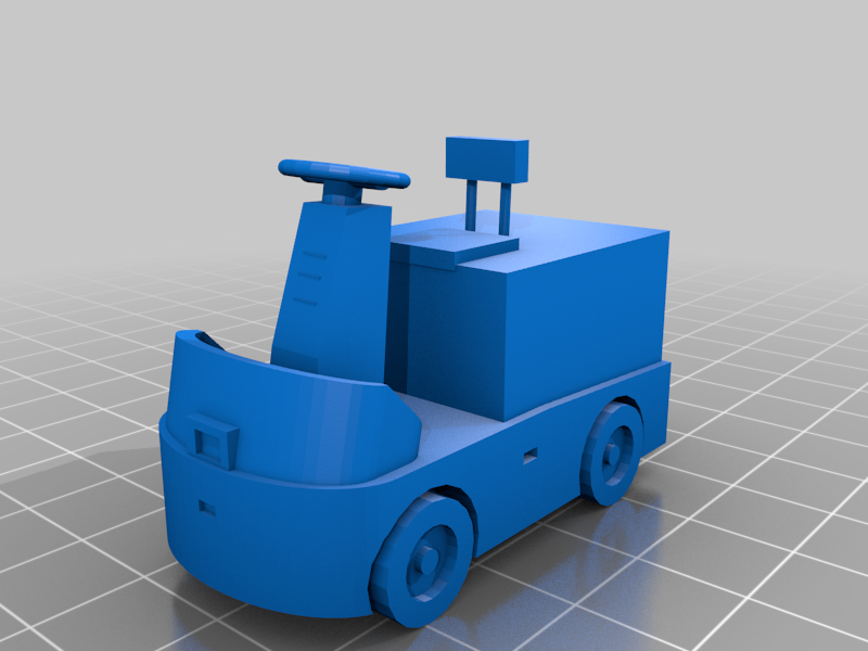 Electric dock tractor PEG - PTT- LA POSTE-SNCF France