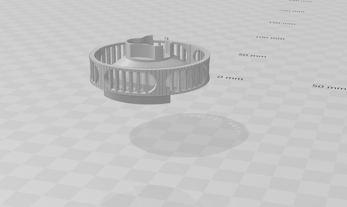 SpaceX Starship Booster Hot staging ring for 1:144 Scale Model