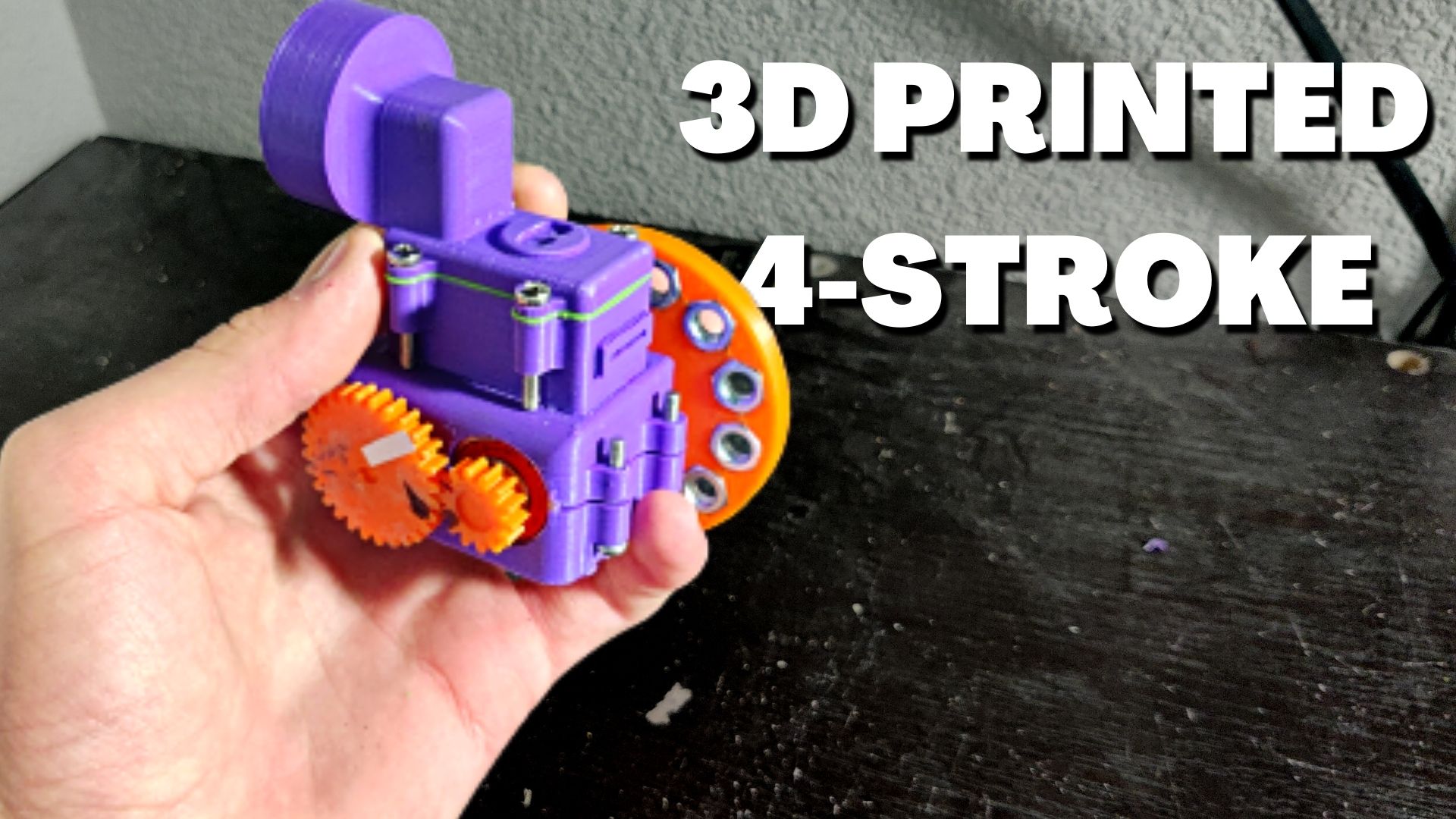 4-stroke Compressed Air Engine