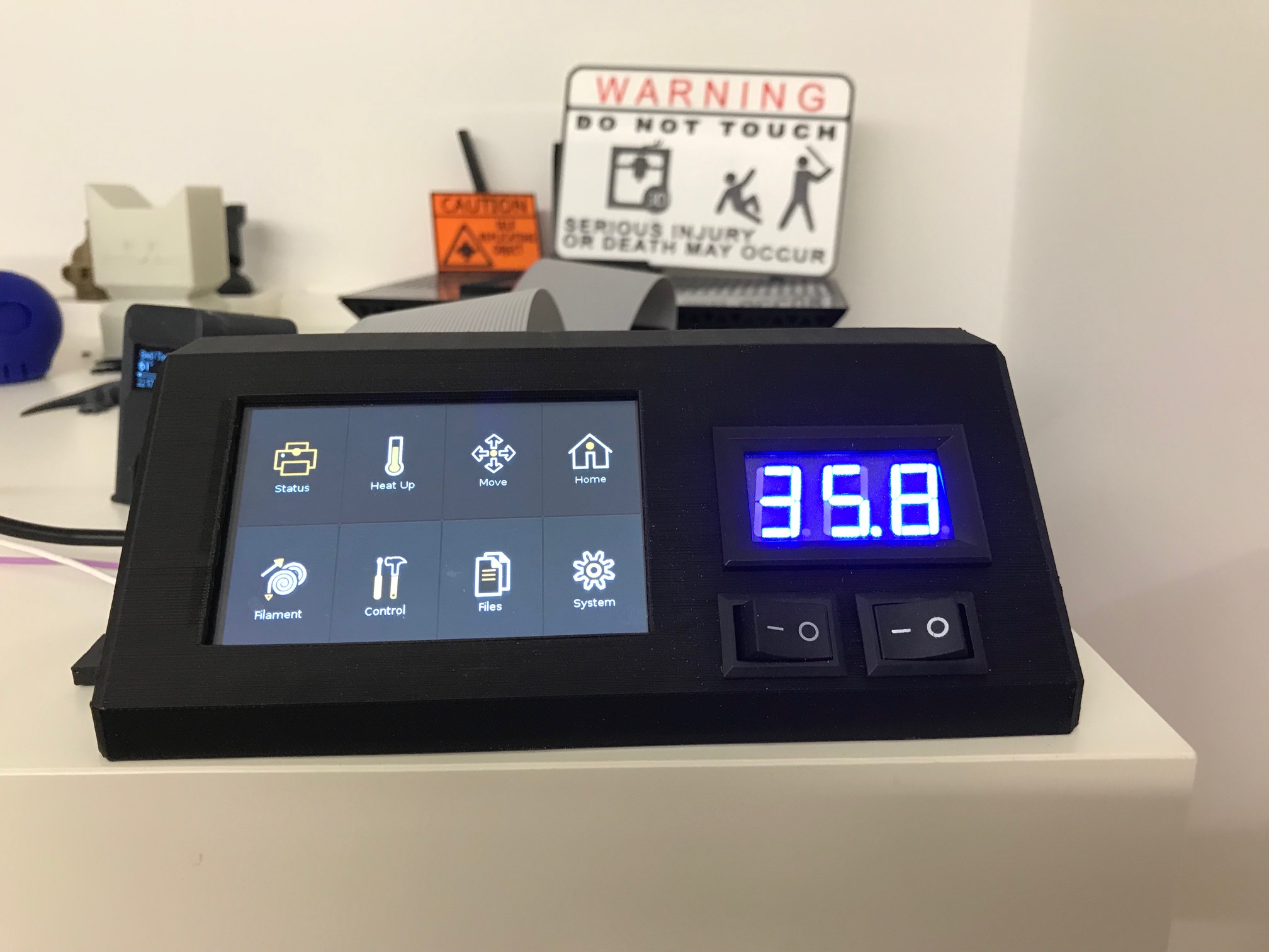 3.5" Screen case for Lack enclosure