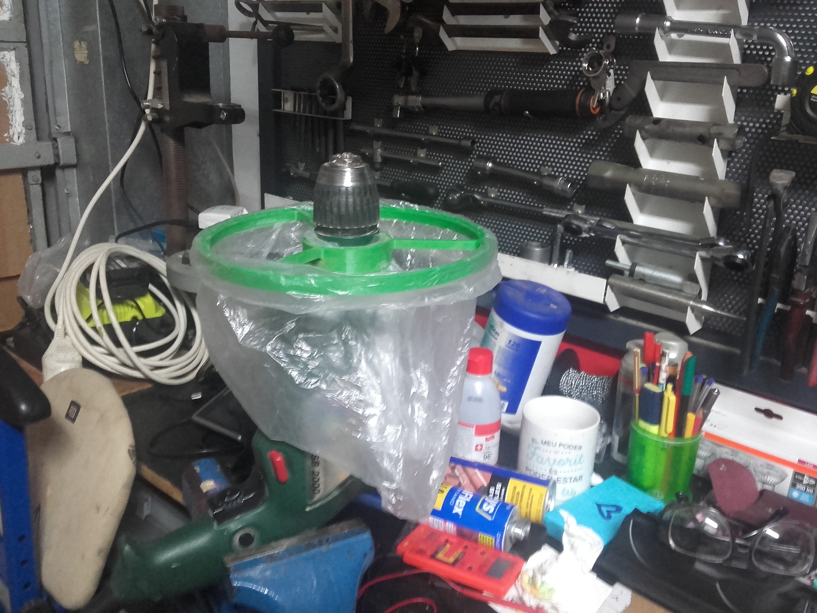 ceiling drill dust collector