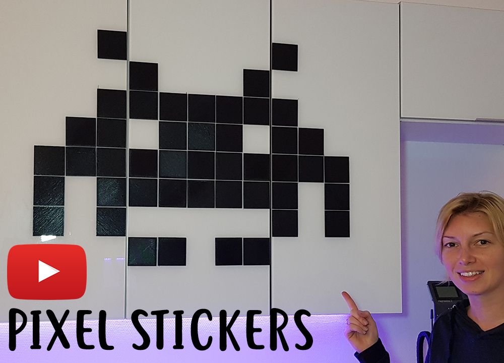 Customizable Pixel Stickers