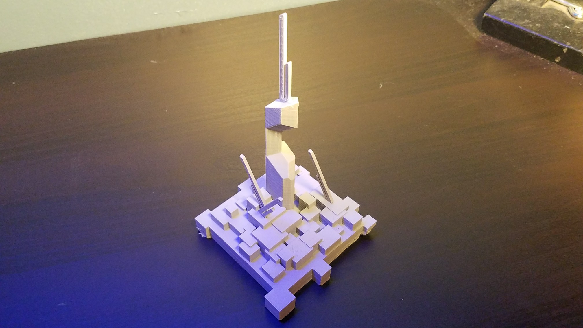Half-Life 2 Citadel-esque tower and landscape