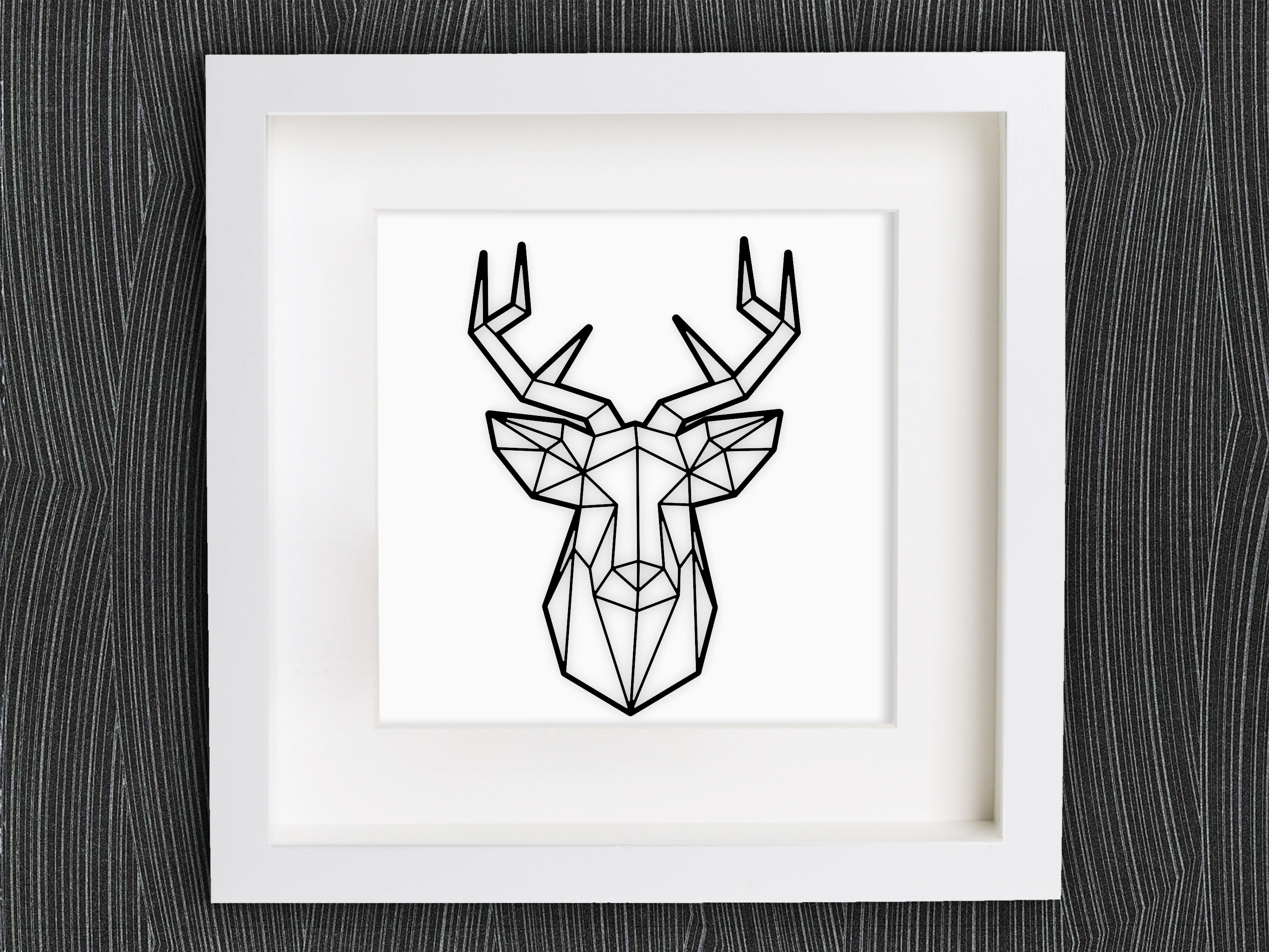 Customizable Origami Deer Head