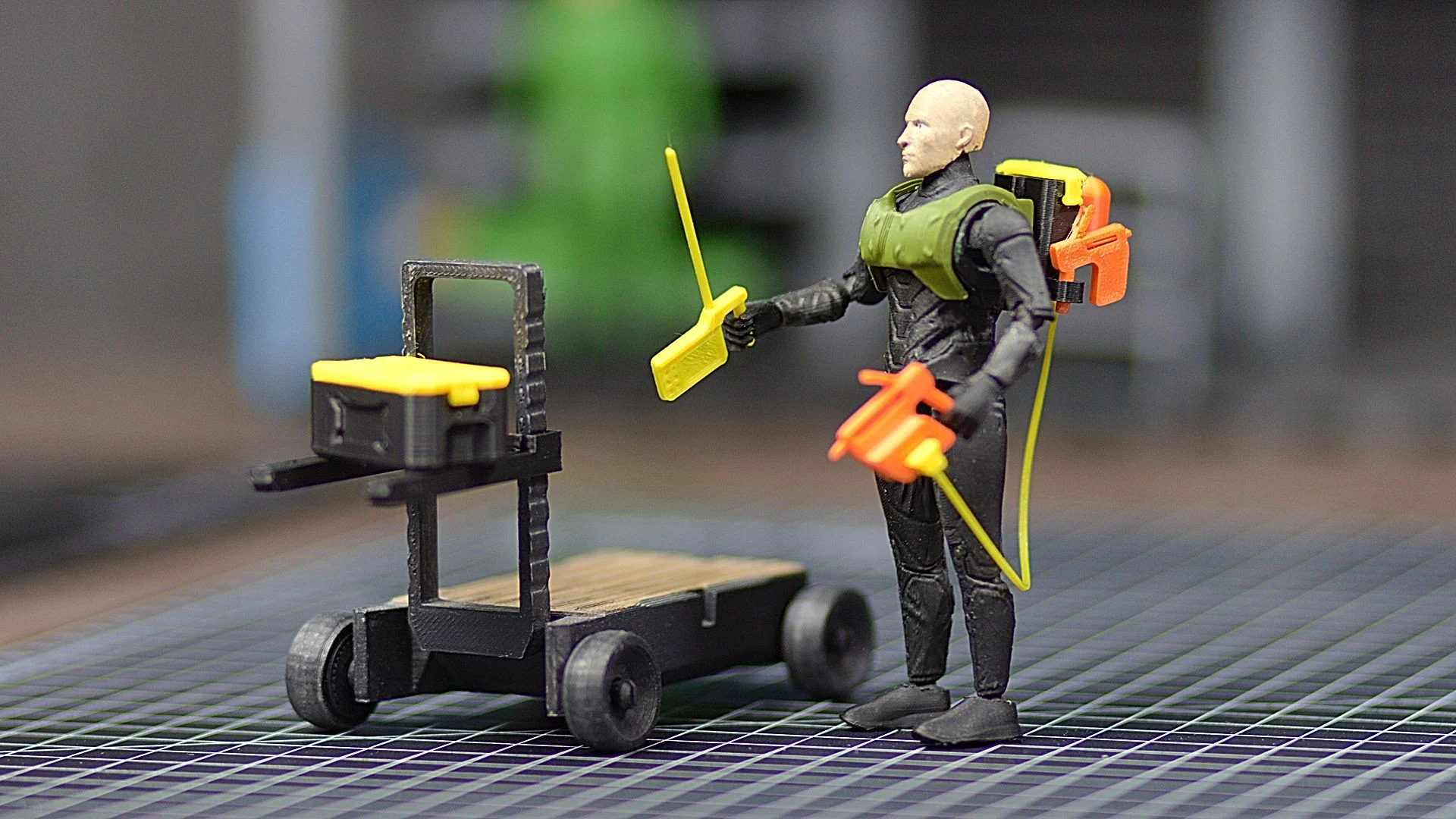 Pilot Mechanic Action Figure