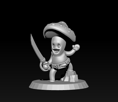 Swashbuckler Mushling (28/32mm scale)
