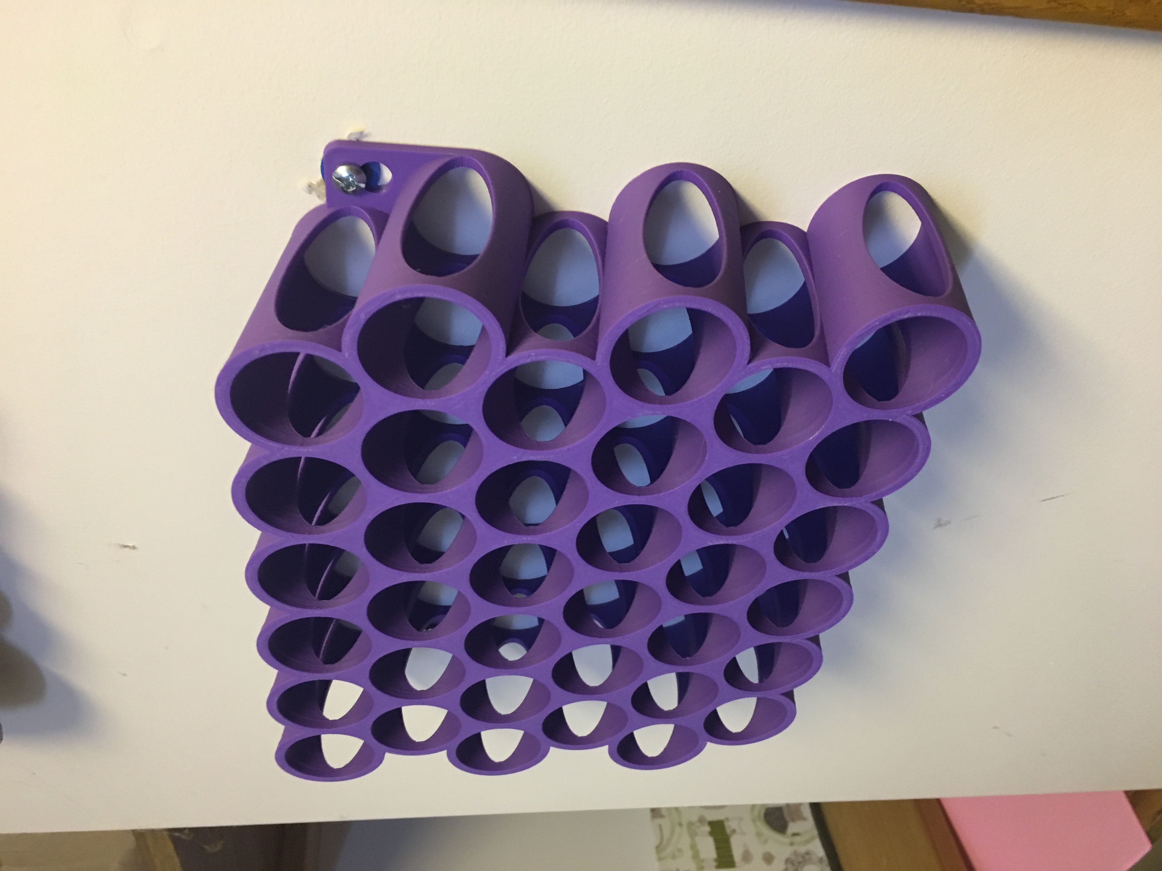 Vallejo Style Wall Mount Paint Rack