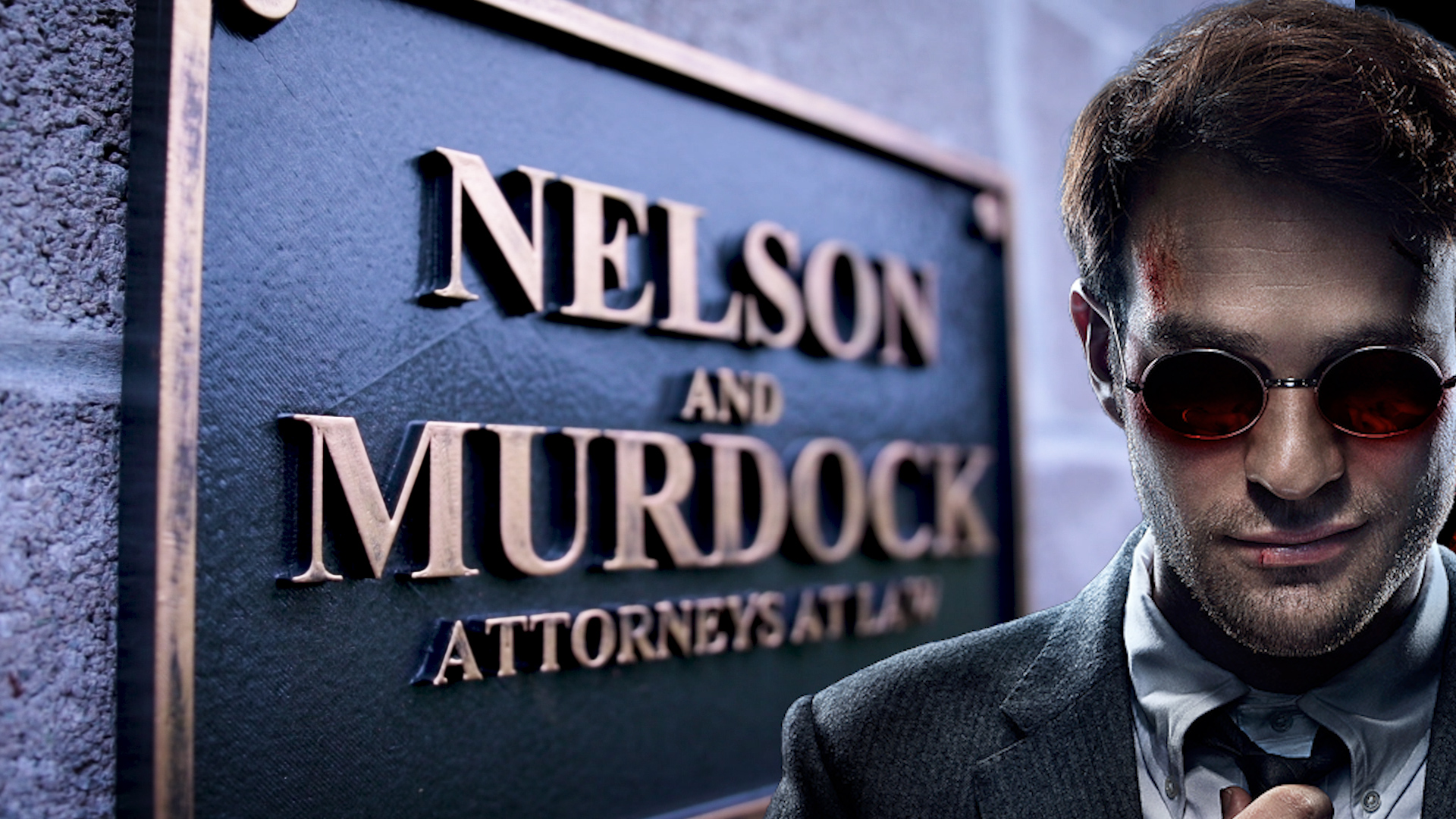 Daredevil Nelson and Murdock Attorneys at Law Sign
