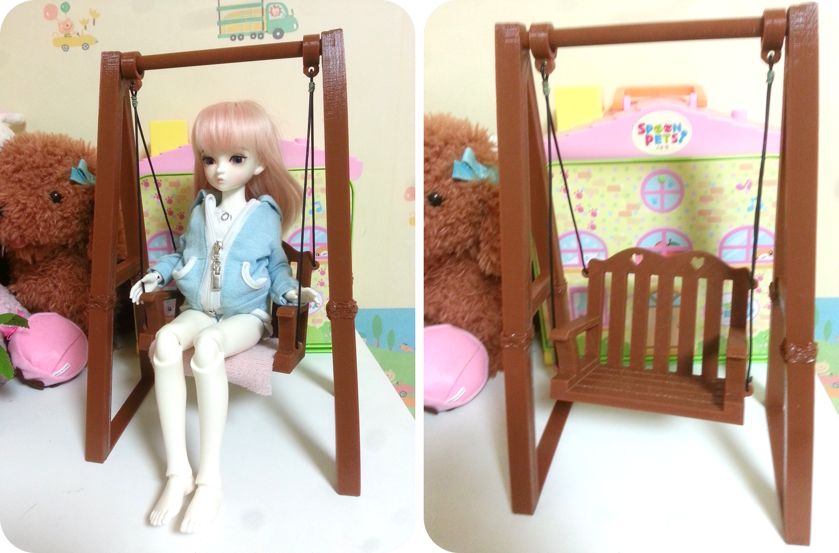 doll's swing chair
