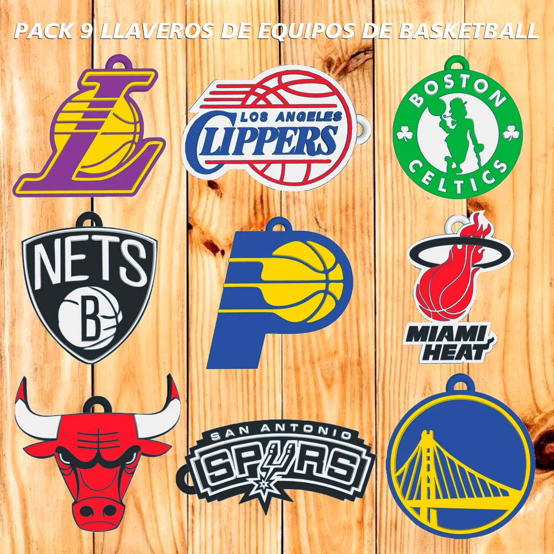 PACK LLAVEROS DE " BASKETBALL - BALONCESTO " - KEY CHAIN
