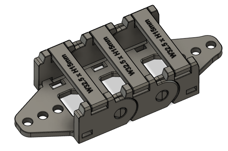 CNC Cable Drag Chain (W32.5 x H15 Internal)