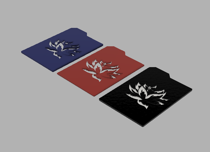MTG deck separator (black lotus ver)