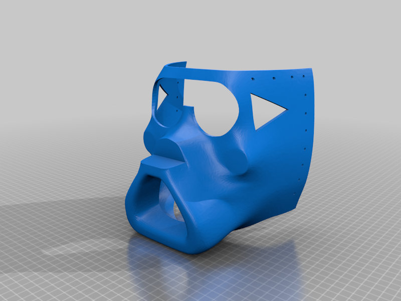 Tusken Raider Helmet - 4 Part with Fan Vents