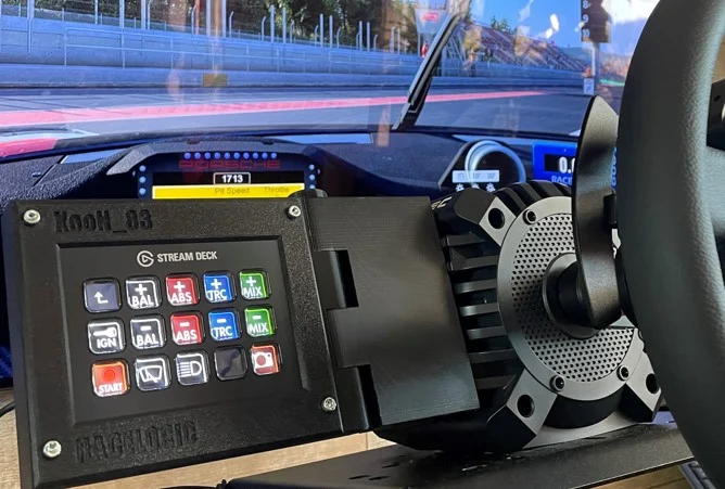 StreamDeck Mount to Fanatec GT DD Pro & CSL DD