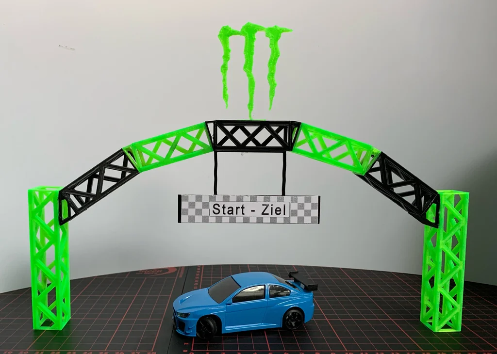 Traverse / Truss Durchfahrt / Bogen / Tor / Gate für DR!FT Sturmkind Strecke
