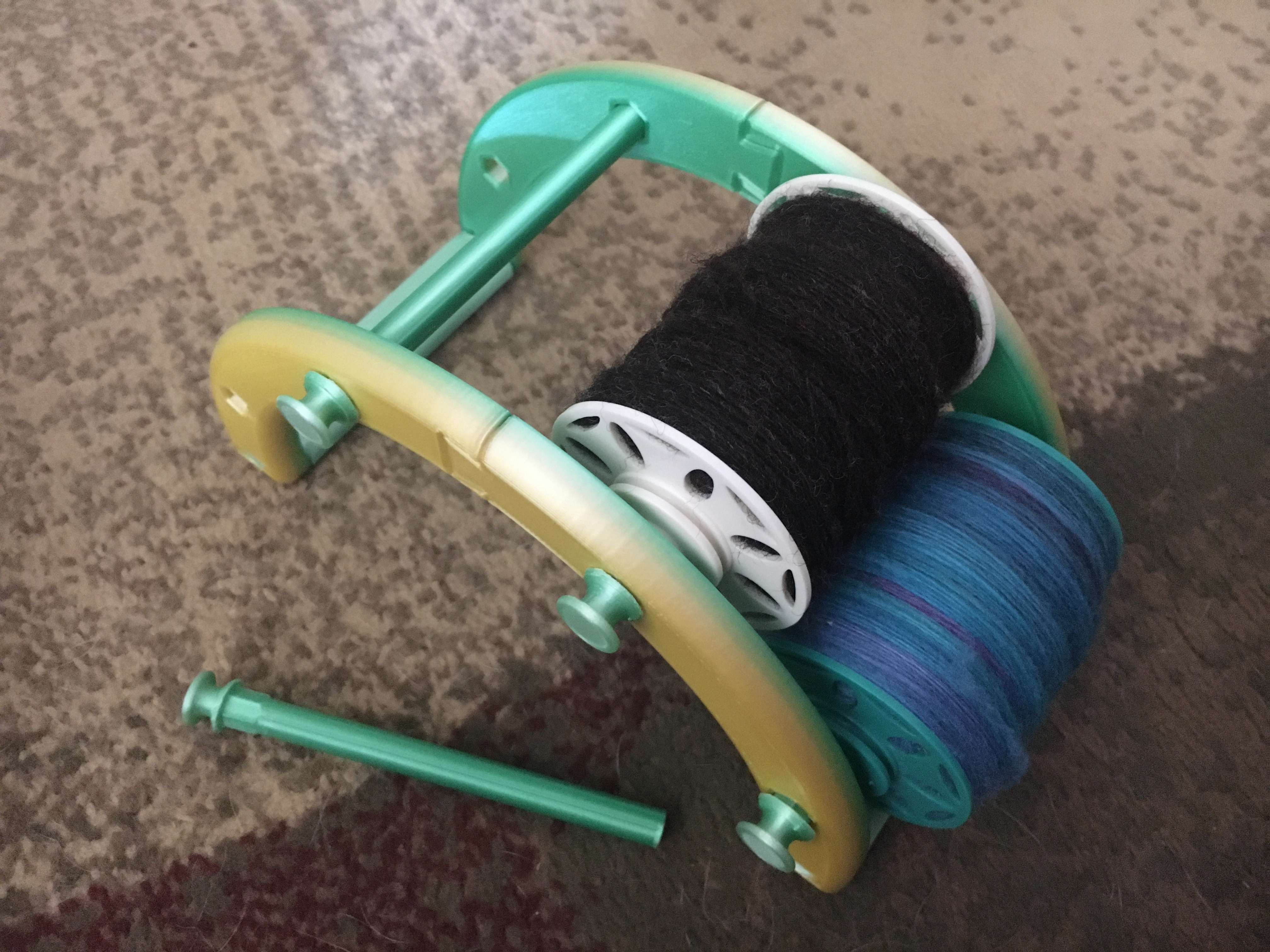 EEW NANO 4-bobbin Lazy Kate - modular print