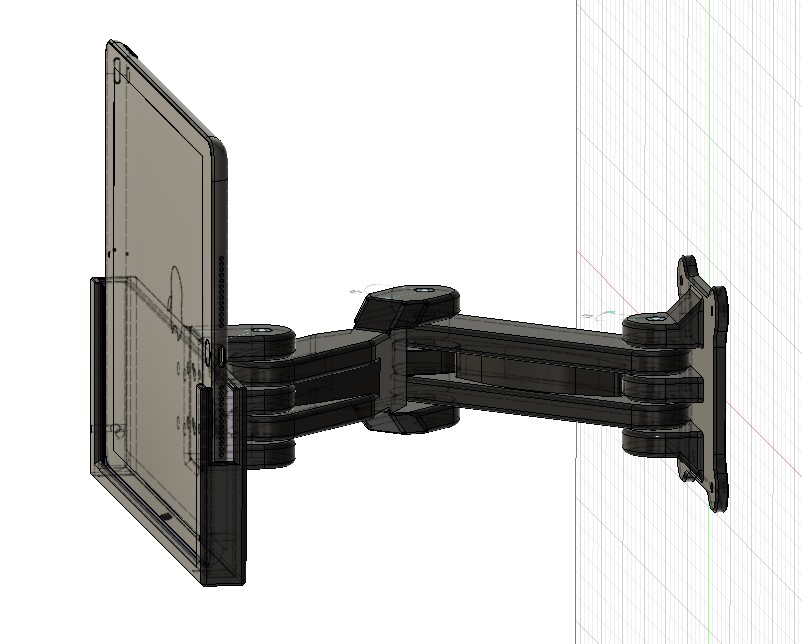 iPad Wall Mount 10.2 inch 2019 Model Customizable