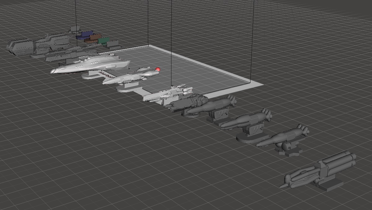 ROBOTECH Inherit the Stars United Nations (REF) Fleet RRT Strategy GAME PIECES set2 Zentraedi support