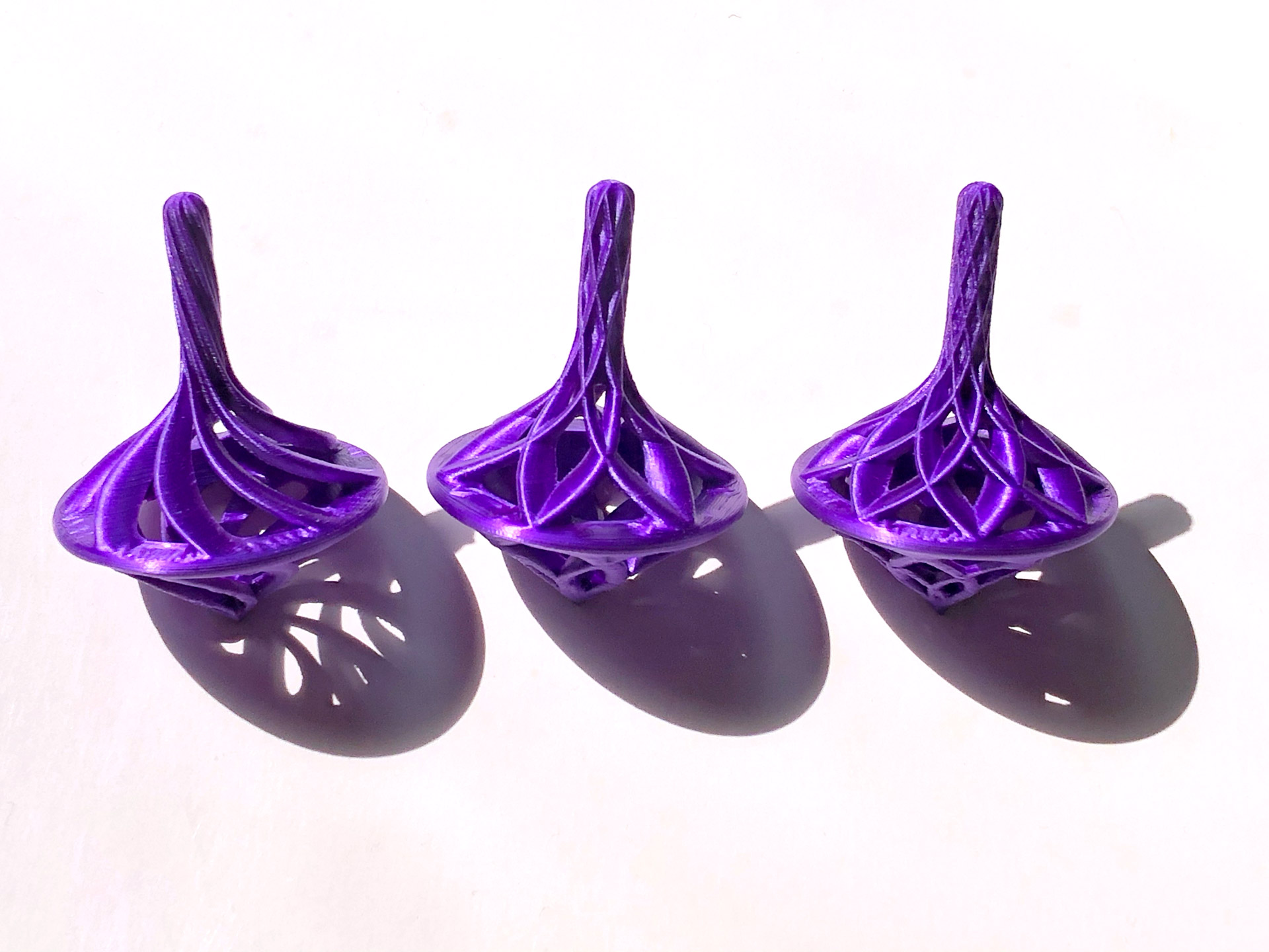 Set of 3 Spinning Tops