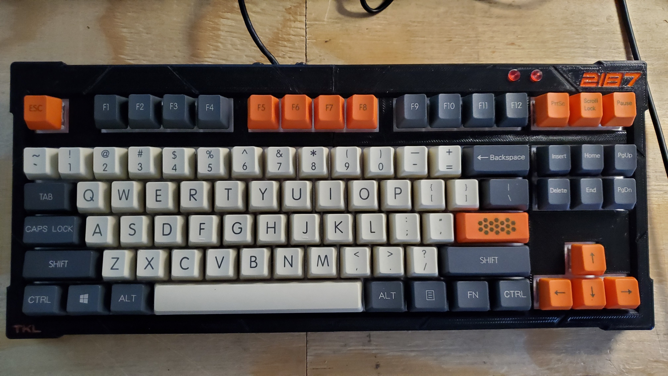 The2187 - A Modular Modern 87 Key Mechanical Keyboard