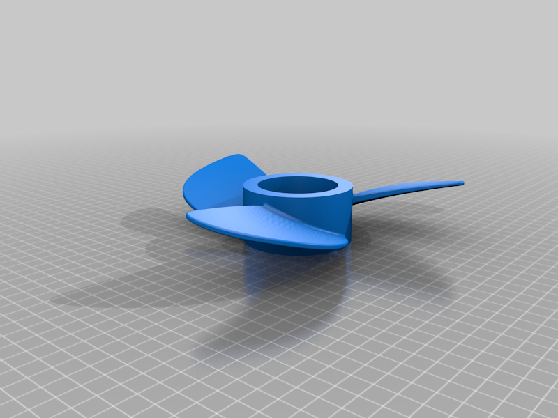 200mm Boat Propeller for 6mm D-shaft and 0.770" Actobotics mount pattern