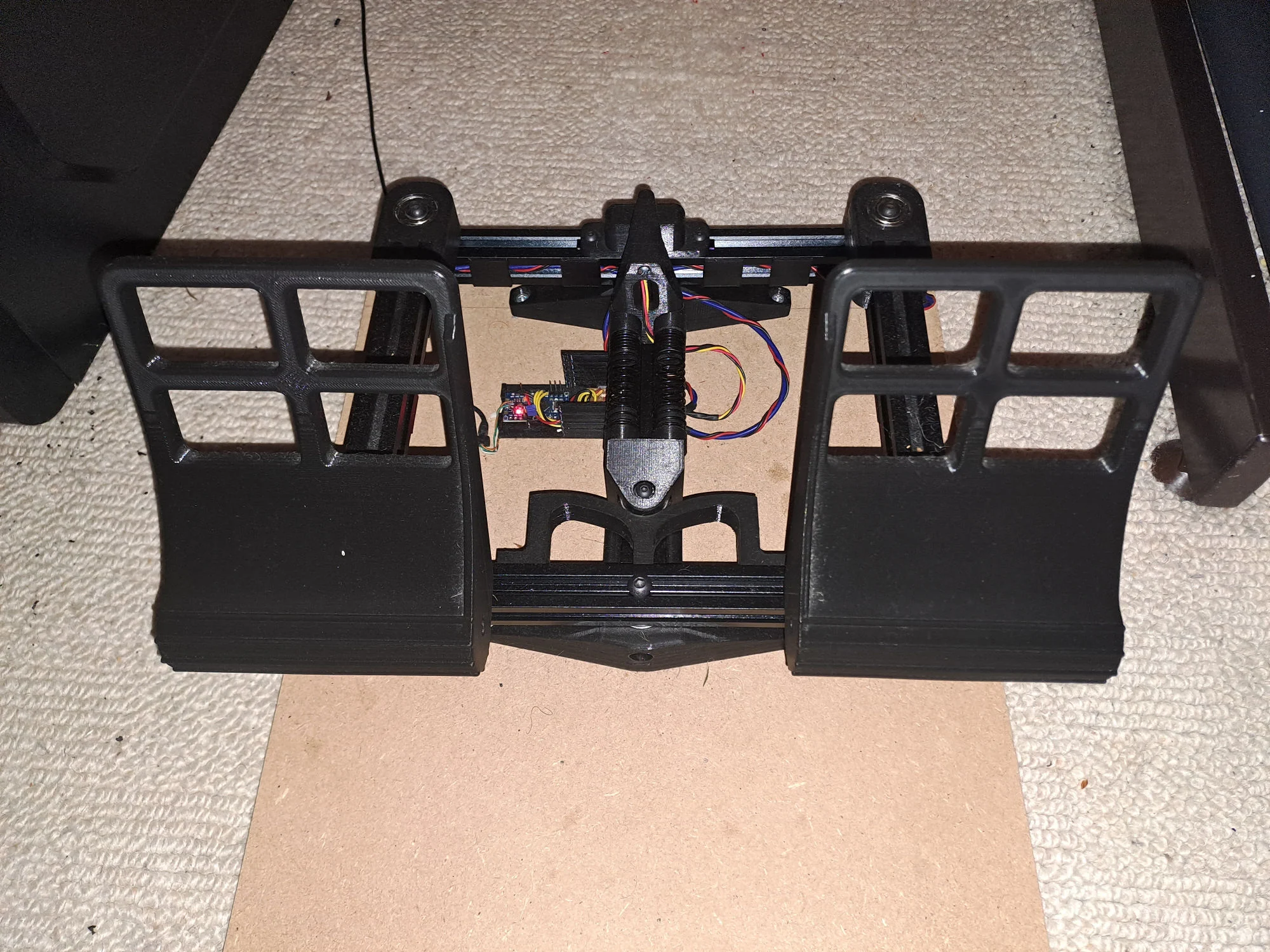 Rudder pedal mods
