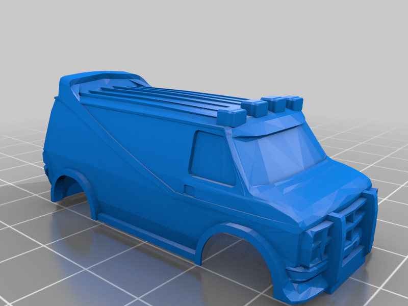A-Team car - Turbo Racing Body Shell 1:76 Gen1 (READ DESCRIPTION)
