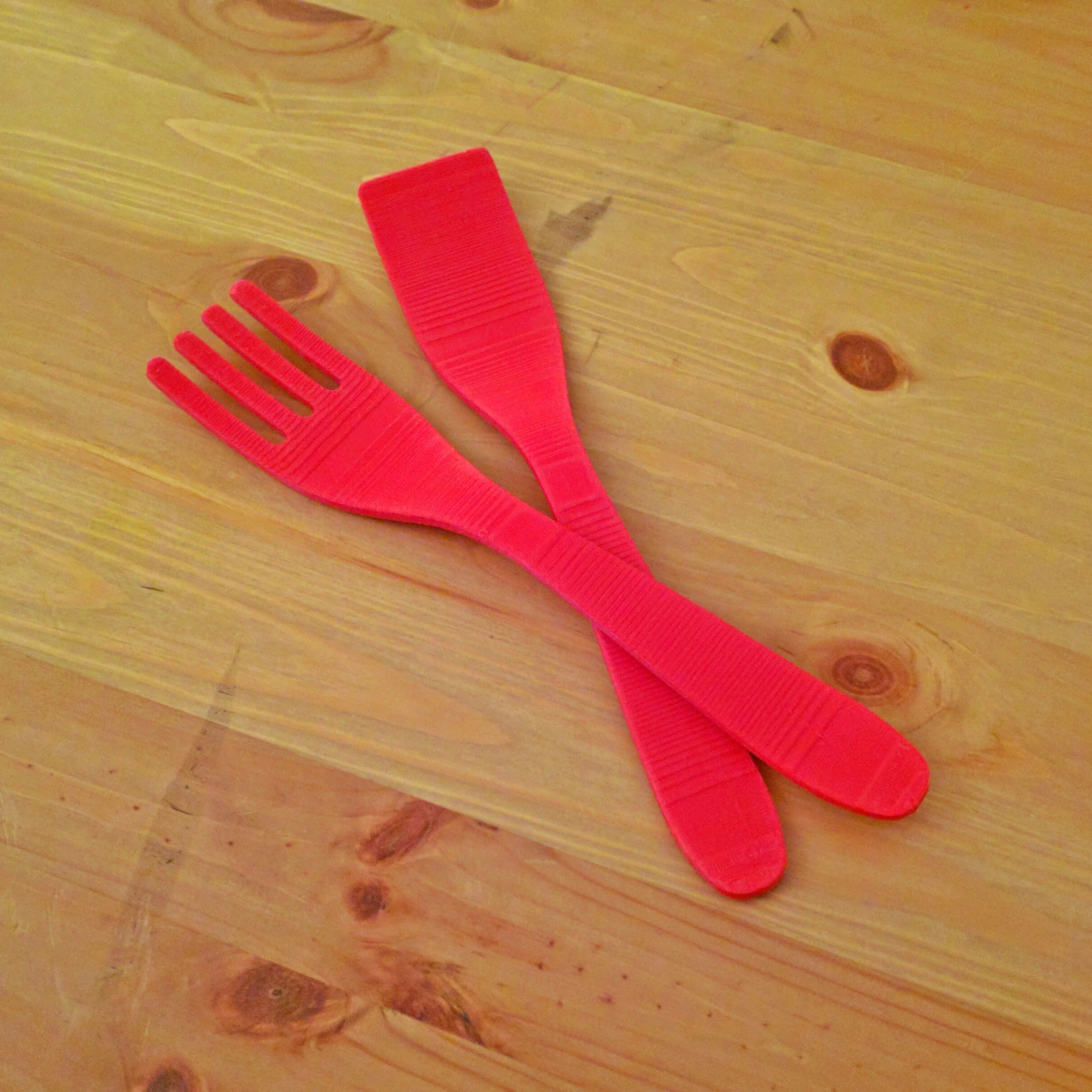 Salad Spoon and Fork