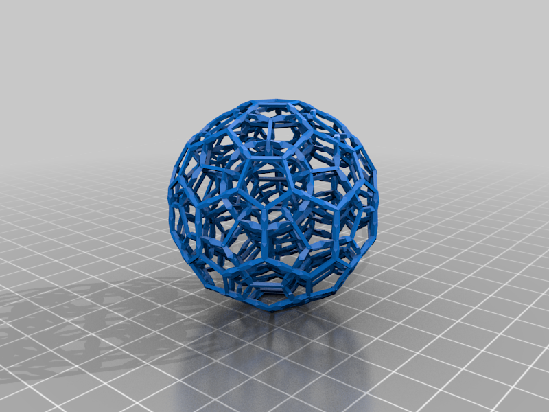 3D projection of 120-cell