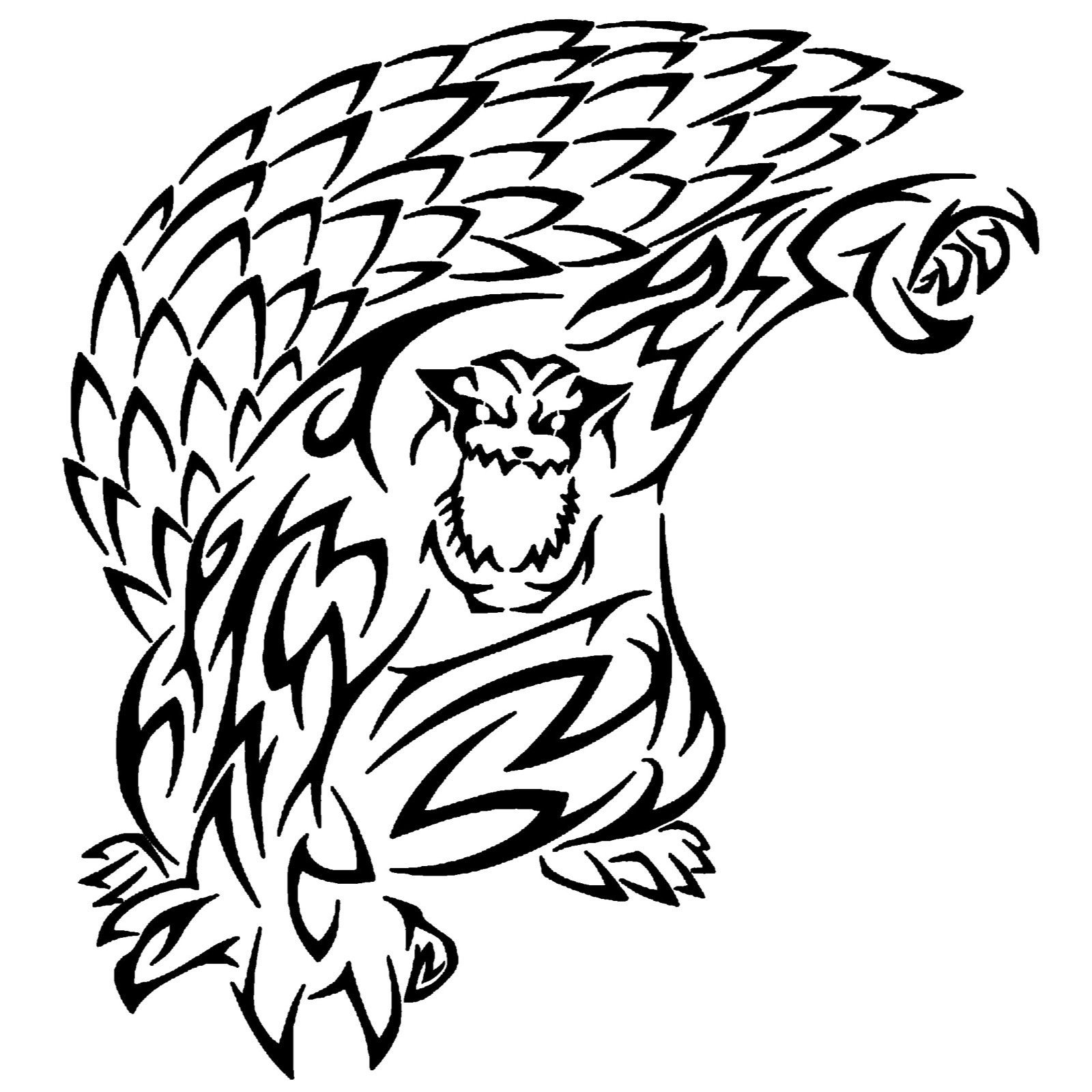 Shukaku stencil