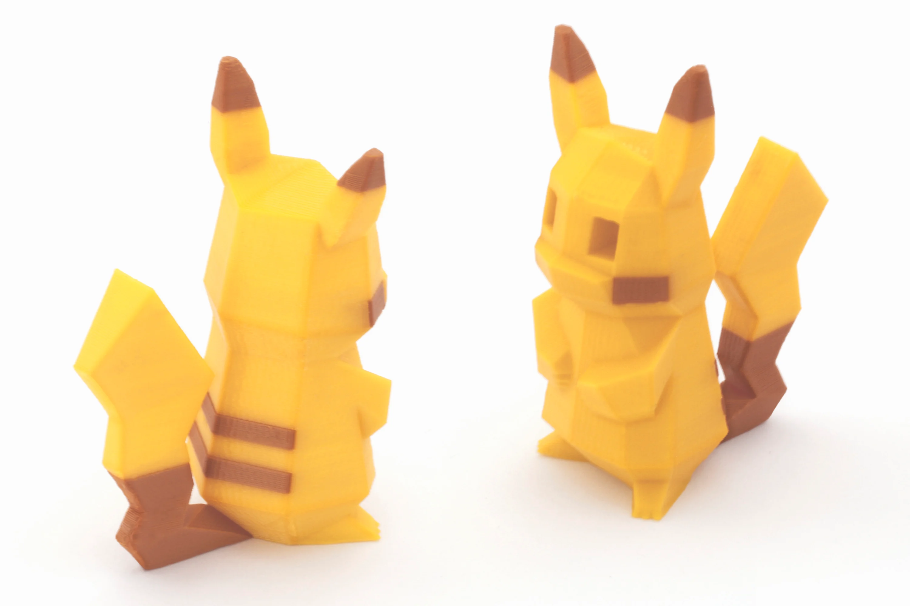 Low-Poly Pikachu  - Multi and Dual Extrusion version